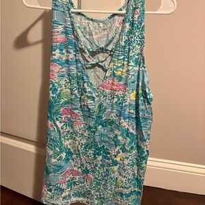 Lilly Pulitzer Deep V Neck Tank